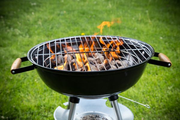 Charcoal Grill Assembly in Athens